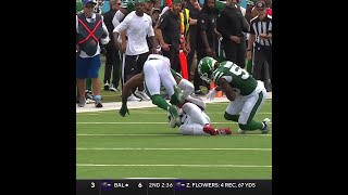 Tony Pollard catches for a 22yard Gain vs New York Jets [upl. by Ailongam402]