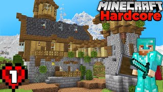 The PERFECT Starter House  Ep 1  Minecraft 118 Hardcore Survival Lets Play [upl. by Hserus]