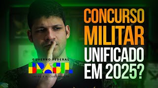 O ENEM DOS CONCURSOS MILITARES VAI TER CONCURSO MILITAR UNIFICADO EM 2025 [upl. by Jd641]