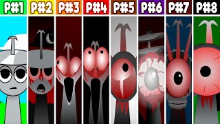 Phase 1 VS Phase 2 VS Phase 3 VS Phase 4 VS Phase 5 VS Phase 6 VS Phase 7 VS Phase 8 Sprunki Mix [upl. by Ailaham]