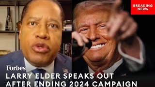 BREAKING NEWS Larry Elder Reveals What Trump Told Him Right Before He Dropped Out Of 2024 Race [upl. by Can]