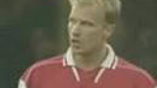 Top 5 Bergkamp goals for Arsenal [upl. by Adiuqram]