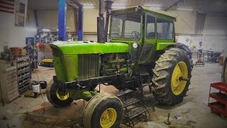 John Deere 4520 Repower Timelapse  Welker Farms Inc [upl. by Aij]