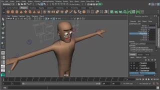 3D Walk Cycle in Maya with Max Rig [upl. by Nnaitsirhc]