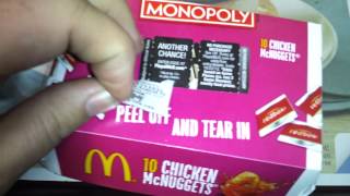 Am I a McWinner at McDonalds Monopoly Episode 1 [upl. by Tdnerb]