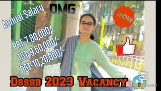 🎯DSSSB 2023  PRT TGT PGT Salary😱DA42 motivationalvideo teacher teachingjobs teachingexams [upl. by Xel]