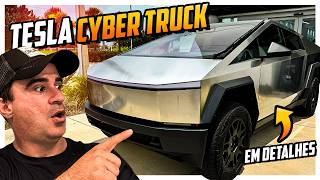 NOVO TESLA CYBERTRUCK 😮 EM DETALHES e QUANTO CUSTA NOS EUA [upl. by Jalbert]