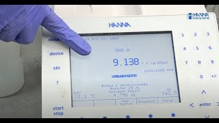 Determinación del  de amonio cuaternario por titulación potenciométrica [upl. by Vihs563]