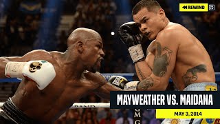 FULL FIGHT  Floyd Mayweather Jr vs Marcos Maidana DAZN Rewind [upl. by Anelem]