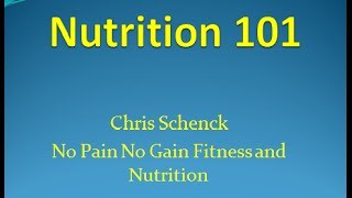 Chris Schenck Mesa Personal Trainer Lectures on Nutrition [upl. by Akived694]