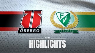 Örebro vs Färjestad  12 okt 2024  Highlights [upl. by Kenyon]