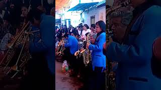 Orquesta Del Monte feria patronal San Miguel Ameyalco Lerma EdoMex shorts tradiciones [upl. by Imef]