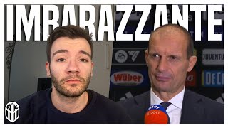 UN ALLEGRI FINITO INTERVISTA e litigio IMBARAZZANTE post GENOA [upl. by Casteel189]