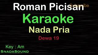 ROMAN PICISANDewa 19KARAOKE NADA PRIA​⁠ MaleCowokLakilakiucokku [upl. by Sidonnie42]