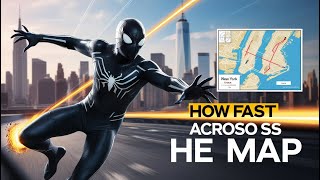 How FAST Can You Get Across The Map in Marvels SpiderMan 2 as SYMBIOTE PETER From Bottom to Top [upl. by Lihcox]