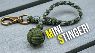 MINI Monkeys Fist Stinger Keychain Impact Tool Tutorial [upl. by Armanda]