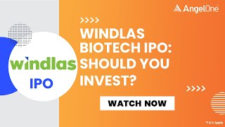 Windlas Biotech IPO Review  Windlas IPO Date Details Analysis  Latest IPO Review [upl. by Eerihs]