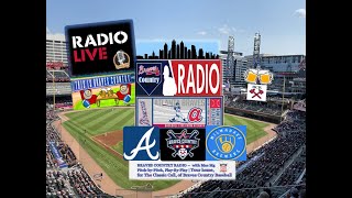 Atlanta Braves vs MIL Brewers MLB LIVE Stream  Braves Country Baseball PlayByPlay Watch Party [upl. by Foskett]