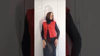 Crochet Vest Women crochetirishcrochetвязаннягачкомirishcrochetcrochetmotifвязання [upl. by Keisling499]