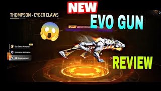 NEW EVO GUN CYBER CLAWS 🤩NEW EVENT 😱 NEW THOMSON SKIN 😘 FREE FIRE [upl. by Aynor180]