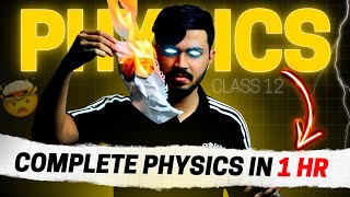 Class 12 Physics Full Syllabus Oneshot in 1 hour 😱🔥 Boards 202324 Score 7070 in Physics cbse [upl. by Bret]