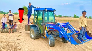 Solis 24 Mini Tractor 4WD Funny Video  Big Tyre Pulling Tractor Sumit Kumar [upl. by Cori]