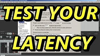 How To Check And Fix Latency In Any Recording Program [upl. by Zednanreh531]
