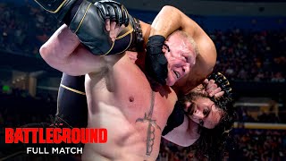 FULL MATCH  Seth Rollins vs Brock Lesnar  WWE Title Match WWE Battleground 2015 [upl. by Lilith267]