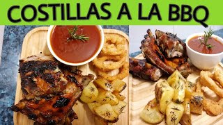 COSTILLAS AL HORNO CON SALSA BARBACOA  RECETA FÁCIL  DELICIOSO RECETA NAVIDEÑA 🐄 \CoCina360 [upl. by Mathilde]