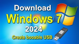 How to Download Windows 7 ISO in 2024  Create Windows 7 ISO USB [upl. by Ominorej]