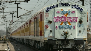 LTT Tata Antyodaya express Inaugural Run Skips Champa Jn With Beautifully Decorated Bsl wap4 [upl. by Tresa]