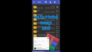 HOW TO SEND FILES ON FACEBOOK MESSENGER ANDROID 2021 [upl. by Anipsed]