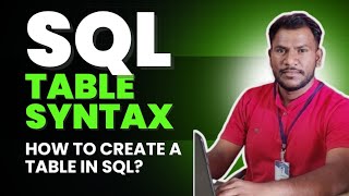 Lec 3 How to Create a table in SQL   Syntax  How to write queries  Part  1 syntax [upl. by Atiniv]