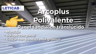 Panel sandwich TRANSLÚCIDO✅ARCOPLUS POLIVALENTE [upl. by Bord]