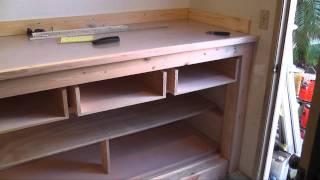 Work Bench is Now a Reloading Bench  Almost Finished with the build [upl. by Nodearb431]