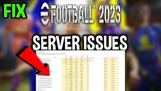 Efootball 2023 – How to Fix Cant Connect to Server – Complete Tutorial [upl. by Nagard]