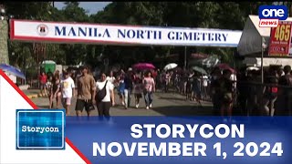 STORYCON  Nearly 1 million Filipinos visit Manila North Cemetery on All Saints’ Day [upl. by Vish]