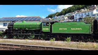 quotMAYFLOWERquot 61306 Kingswear South Devon 🏴󠁧󠁢󠁥󠁮󠁧󠁿 steamtrain train steamrailway railway travel [upl. by Hansen]