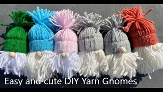 Easy And Cute DIY Yarn Gnomes [upl. by Othelia]