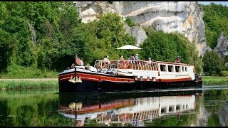 Hotel Barge Luciole  Cruise on the Nivernais Canal France [upl. by Nnawtna]