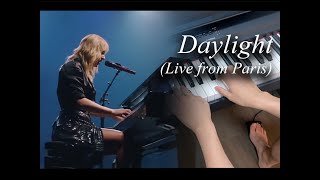 Piano Chords Daylight Live from Paris  Taylor Swift [upl. by Born]