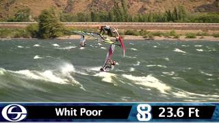 Epicsessionstv 2010 Gorge Windsurfing Jump Off Results [upl. by Nnaaihtnyc]