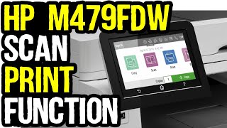 HP Color LaserJet Pro MFP M479fdw Printer Scan to USB and Print from USB Function [upl. by Cortie]