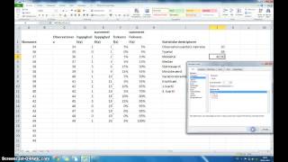 Statistik frekvens og deskriptorer i excel [upl. by Dupin]