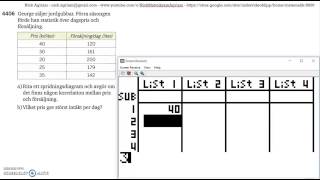 Matematik 5000 Ma 2b Kapitel 4 Statistik Modellering Korrelation 4406 [upl. by Butta729]