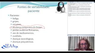 Avaliação Audiológica 4a parte [upl. by Eileen]