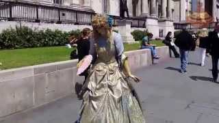 The WORST street entertainer I have ever seen Trafalgar Square London [upl. by Cowie]