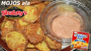 Mojos ala Shakeys 3 Steps Mojos  Aji Crispy Fry Mojos  How to cook mojos at home [upl. by Girardo189]