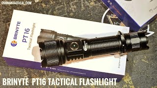 BRINYTE PT16 TACTICAL FLASHLIGHT 2000 LUMEN [upl. by Otrebire327]