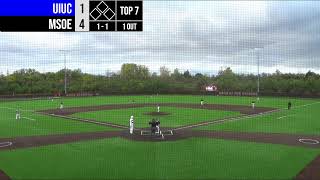 MSOE D2 CLUB BASEBALL Vs UNIVERSITY OF ILLINOIS D2 [upl. by Towbin309]